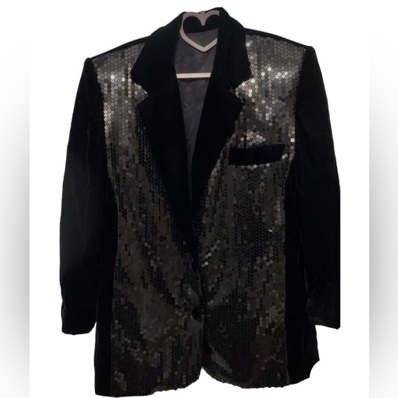 CRISCIONE SEQUIN BLAZER - Picture 3 of 5